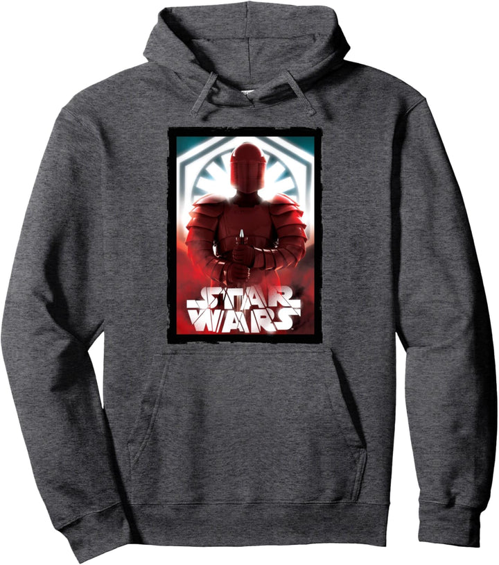 Star Wars The Last Jedi Red Trooper Cracked Logo Poster Pullover Hoodie
