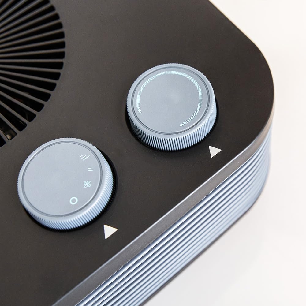 Cecotec Heizlüfter ReadyWarm 2060 Max Horizon Black. 2000 W, 3 Modi Cool/Warm/Hot, Thermostat mit 2