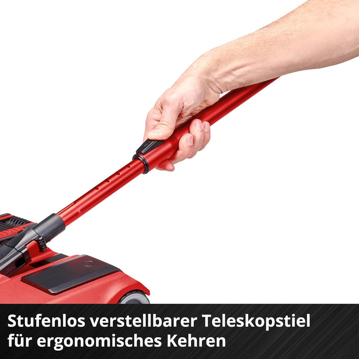 Einhell Akku-Besen TE-FS 18 Li-Solo | PXC | 18 V | 250-mm-Kehrwalze | Reinigungslippe | beutellos |