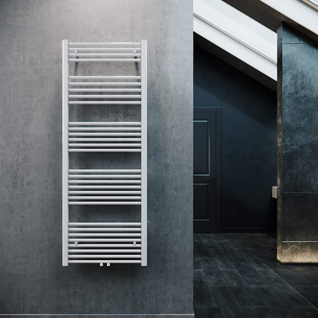 ELEGANT Heizkörper Bad 1600x600 mm Weiss Badheizkörper Mittelanschluss Handtuchwärmer Handtuchtrockn