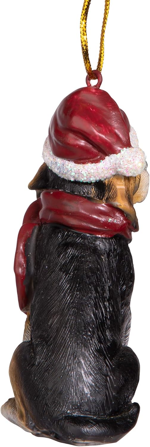 Design Toscano Beagle Festlicher Hund Weihnachtsbaumornament Weihnachtsdeko, Polyresin, vollfarbe, 8