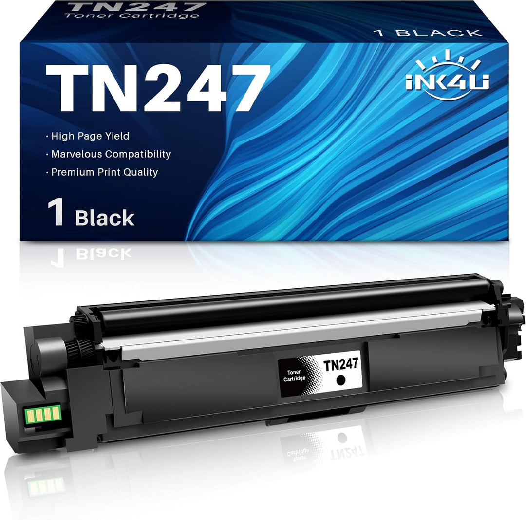 INK4U TN247 Toner DR-243CL Trommel Kompatibel für Brother DR243CL Trommel TN247 Toner für MFC-L3750C