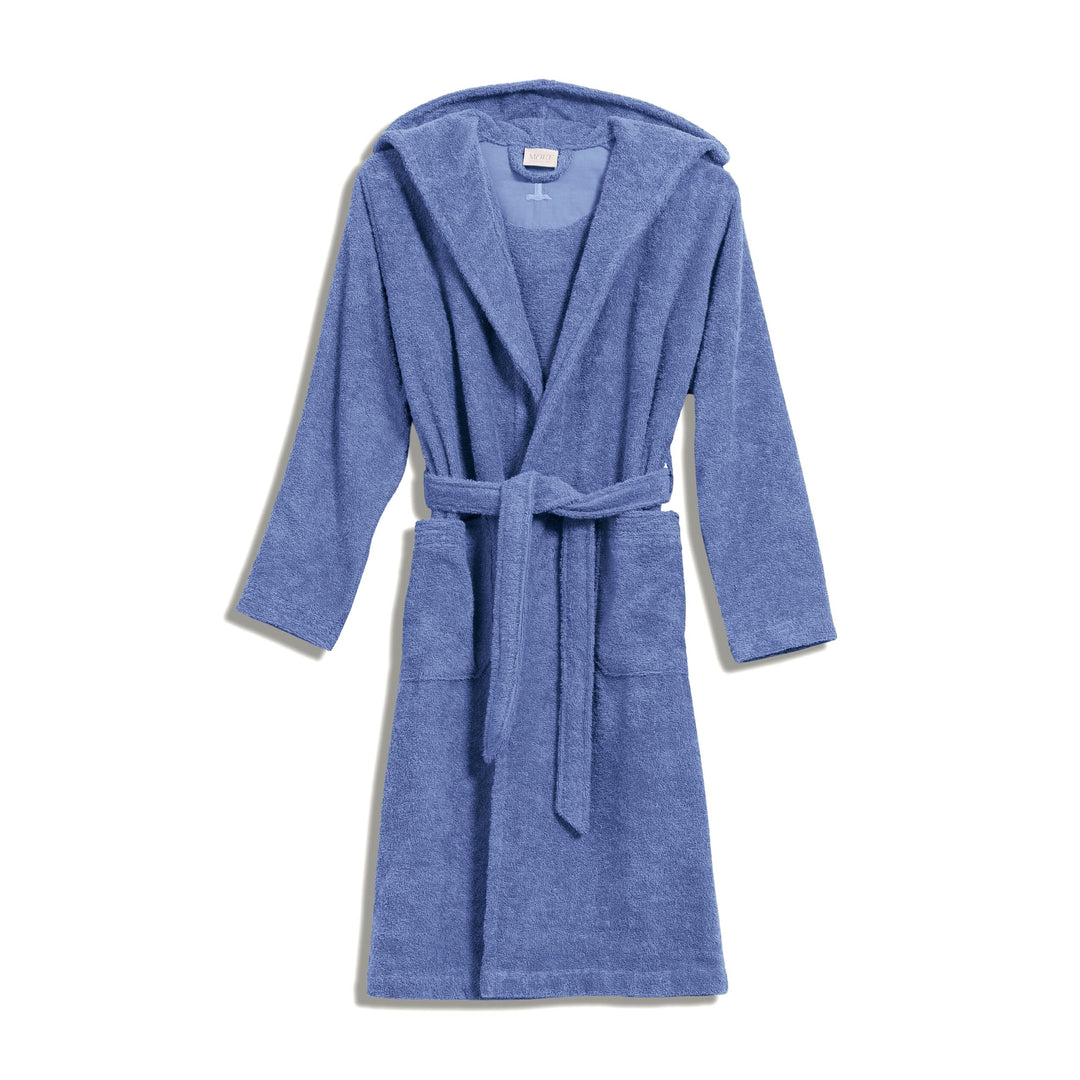 Möve Unisex Kinder Superwuschel Kapuzenmantel Kids & Teens Kapuzenmantel (1er Pack) 164 cornflower,