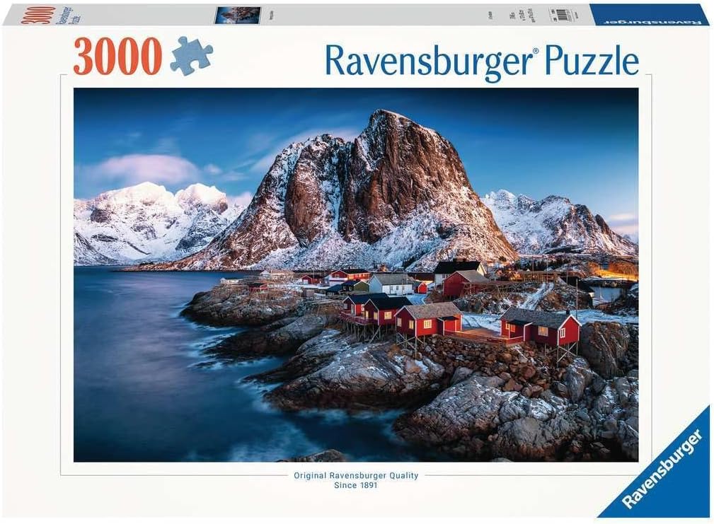 Ravensburger Puzzle 17081 - Hamnoy, Lofoten - 3000 Teile Puzzle für Erwachsene und Kinder ab 14 Jahr