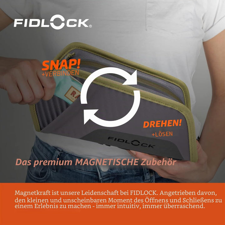 Fidlock GmbH Twist Essential Bag M schwarz Moos Grün M, Moos Grün M