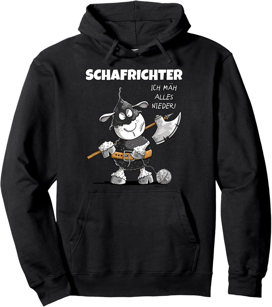 Schafrichter I Schaf Wortspiel Scharfrichter Statement Fun Pullover Hoodie