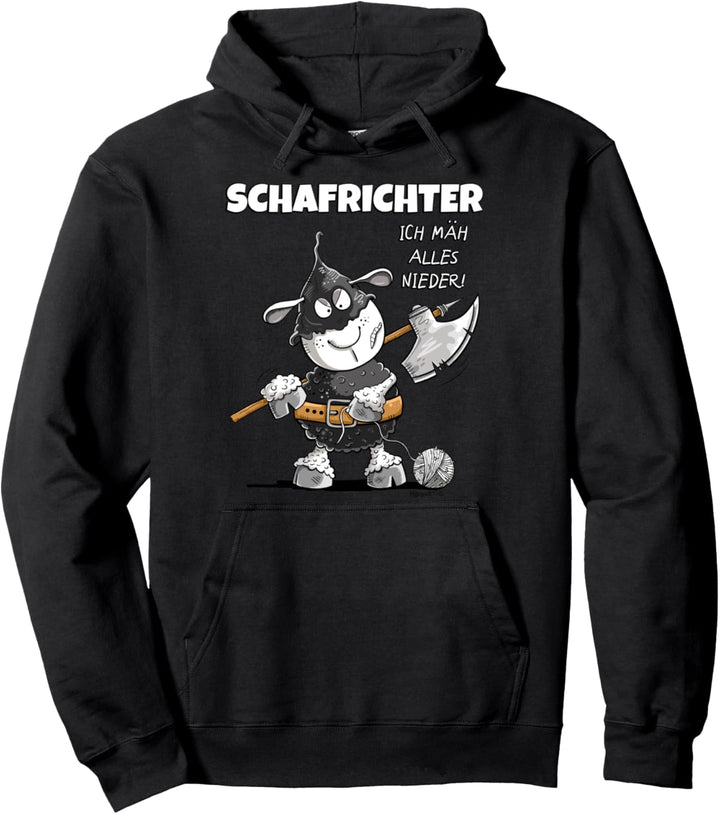 Schafrichter I Schaf Wortspiel Scharfrichter Statement Fun Pullover Hoodie