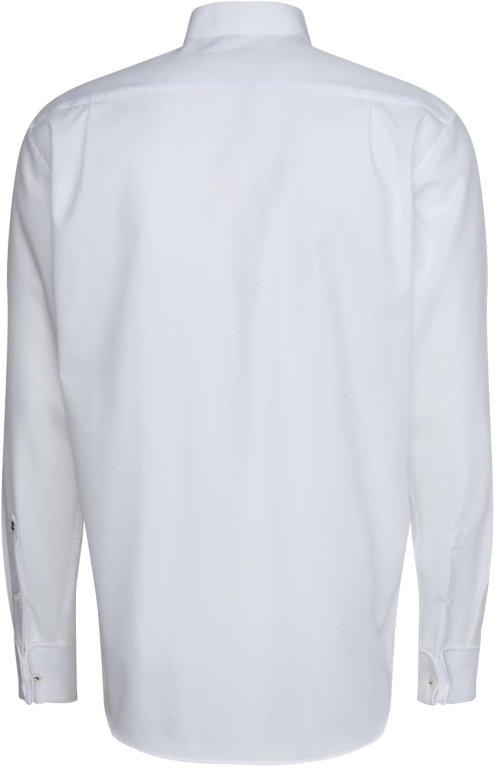 Seidensticker Herren Smokinghemd Shaped Langarm Kläppchenkragen Bügelfrei 100% Baumwolle 40 Weiss, 4