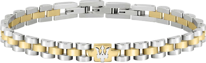 Maserati Maserati Jewels Herrenarmband, 21 cm, aus Edelstahl, PVD - JM320AST09