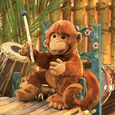 Folkmanis Handpuppe Puppet AFFE 3092