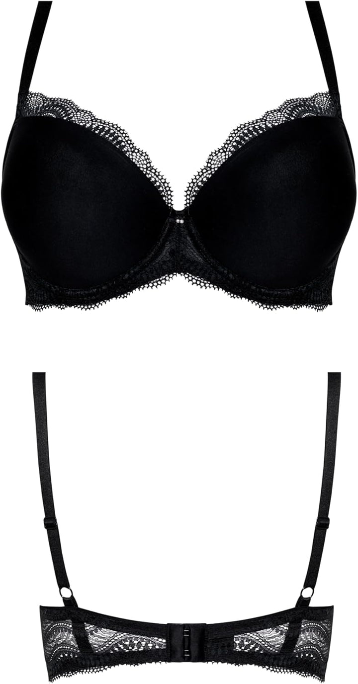 Nipplex Pepite Push-up-BH für Damen – Glatter, Gepolsterter BH mit Spitze – Dekolleté-Enhancer-BH –