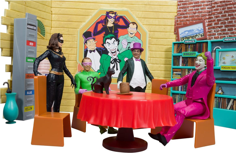 DC Retro Spielset Batman 66 Villains Lair