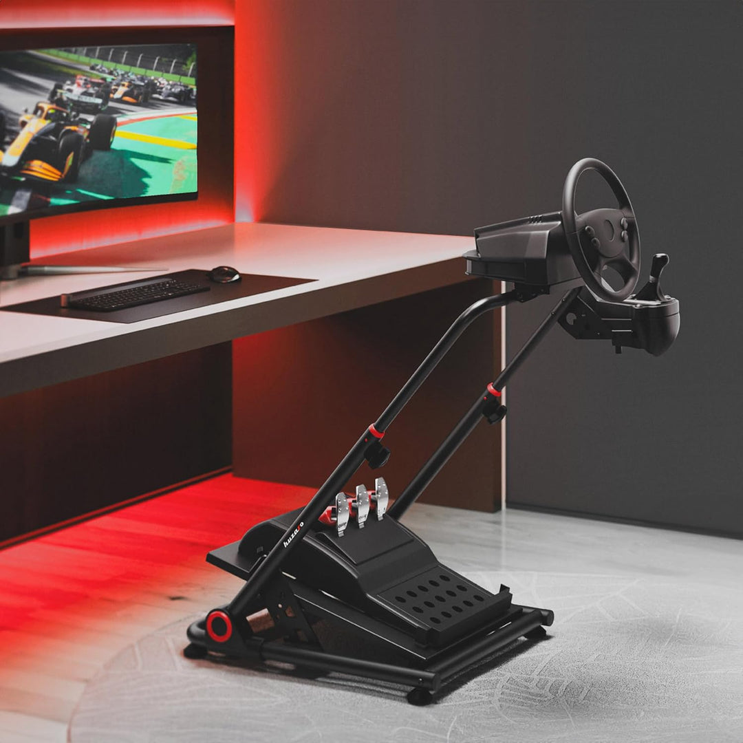 Huzaro Speed 3.0 | Racing Lenkradständer Gaming Lenkrad Fahrsimulator Rennsport Compatible Wheel Ste