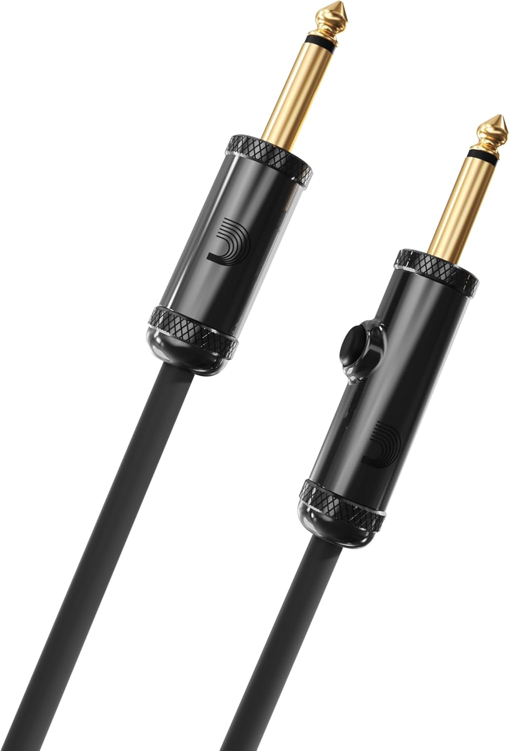 Planet Waves PW-AG-30 Custom Series Cables 9,1m (30 Fuss) schwarz 30 Fuss Momentary Straight, 30 Fus