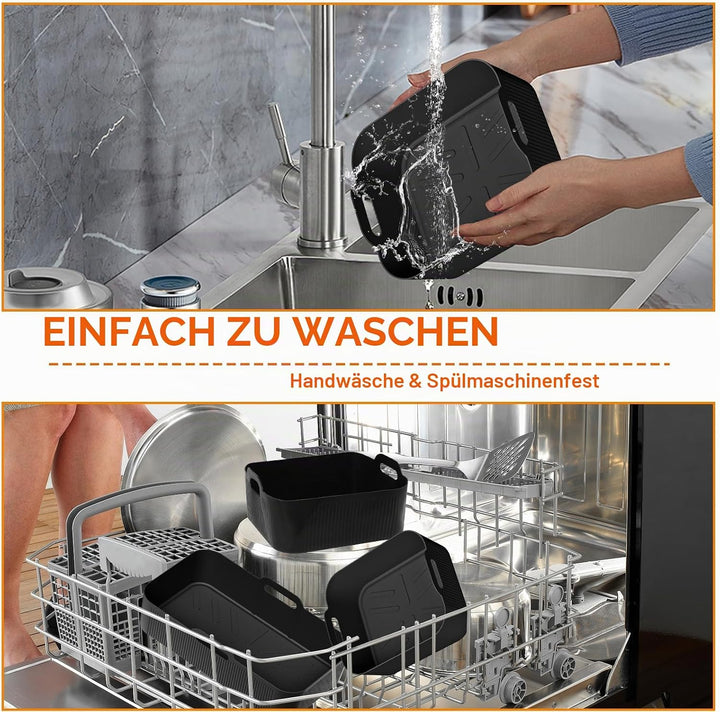 Silikonform für Ninja Heissluftfritteuse, Ninja Foodi Heissluftfritteuse Zubehör für AF500EU, Siliko