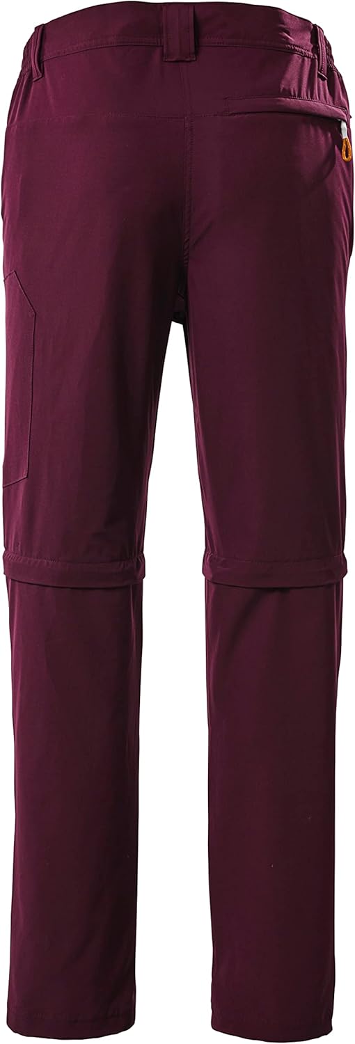 Killtec Damen Funktionshose mit abzippbaren Beinen, packbar Kos 12 Wmn Pnts 48 Dunkelrose, 48 Dunkel