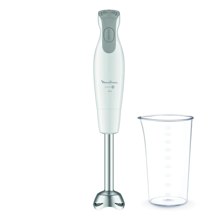 Moulinex Dailychef Weiss DD5511 Stabmixer, 600 W, bis zu 30% schnellere Ergebnisse, 2 Geschwindigkei
