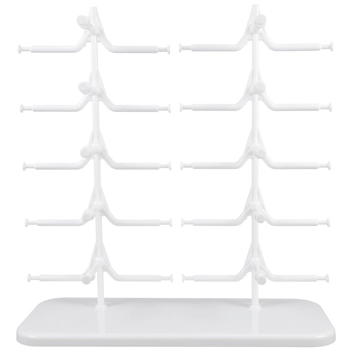 Brillenständer für 10 Brillen, Brillenablage Sonnenbrillen Rack Brillenaufbewahrung Organizer Präsen