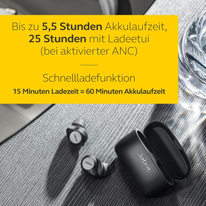 Jabra Elite 85t True Wireless In-Ear Bluetooth Kopfhörer - Earbuds mit Advanced Active Noise Cancell