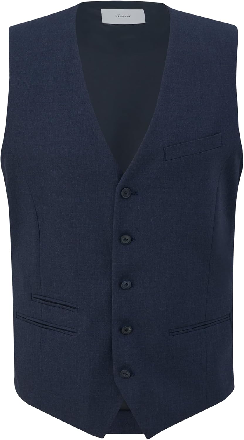 s.Oliver Herren Weste 50 blau 59W1, 50 blau 59W1