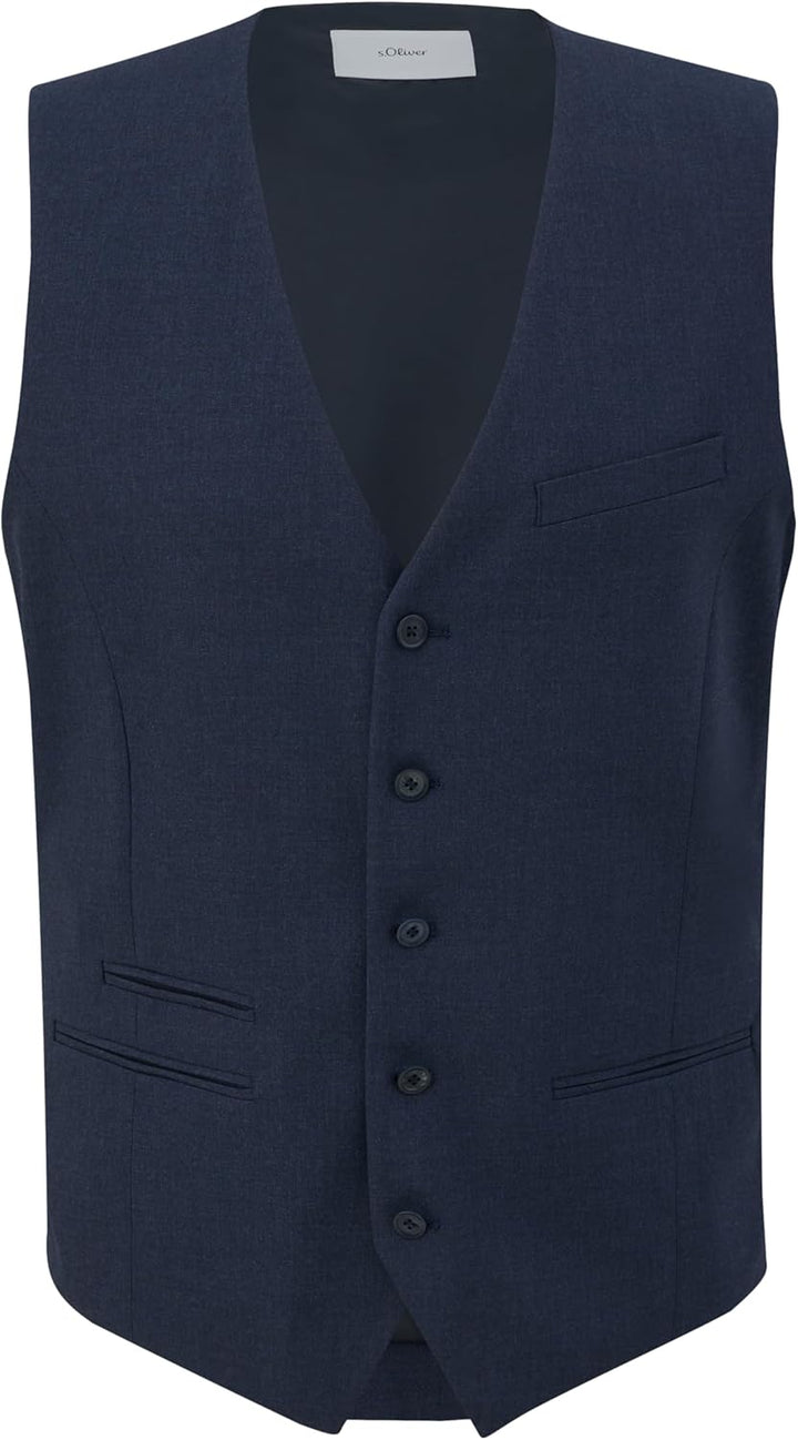 s.Oliver Herren Weste 50 blau 59W1, 50 blau 59W1