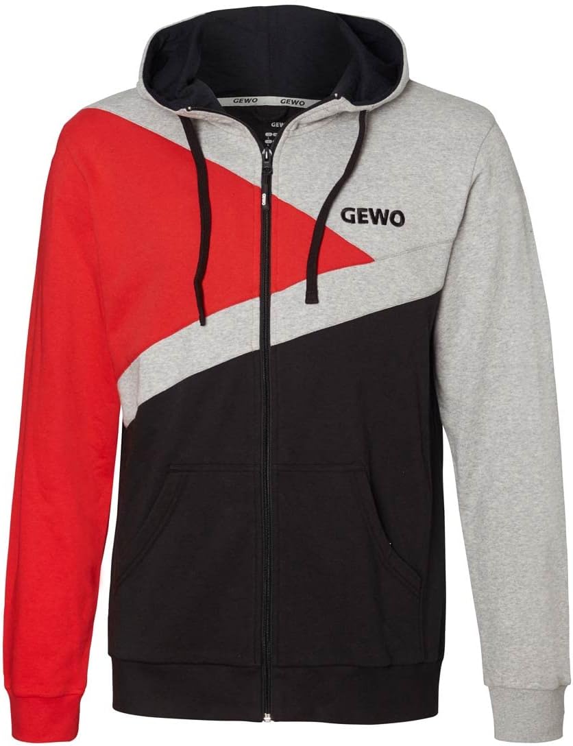 GEWO Hoodie Lever 3XS Schwarz/Rot, 3XS Schwarz/Rot