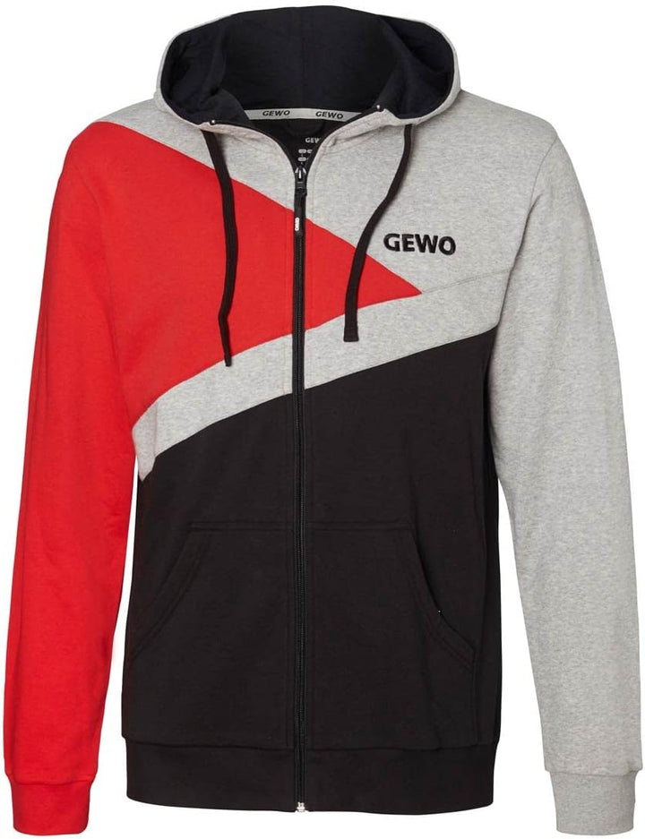 GEWO Hoodie Lever 3XS Schwarz/Rot, 3XS Schwarz/Rot