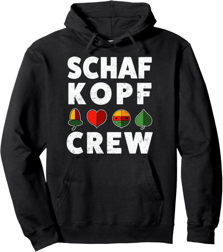 Bayrisches Schafkopfer Schafkopfen Gruppen Pullover Hoodie