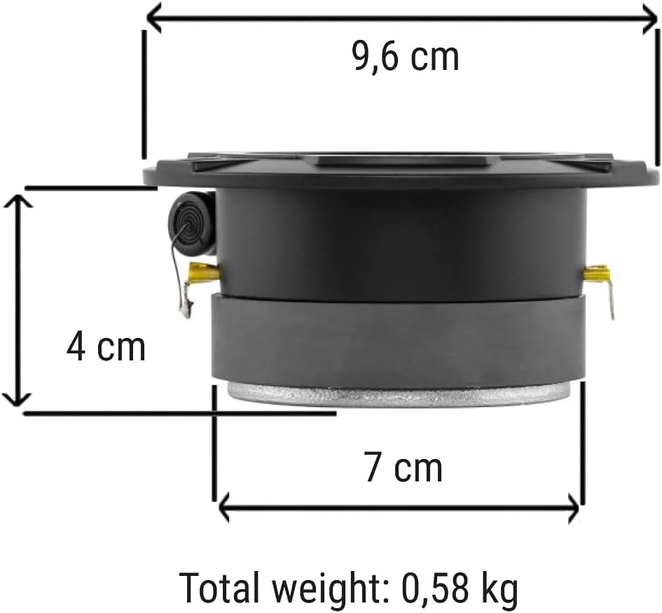 1 KIT-Set FÜR DS 18 PRO-X6.4BMPK 2-Wege-Systemlautsprecher 16,5 cm 165 mm 6,5", 250 Watt rms 500 Wat