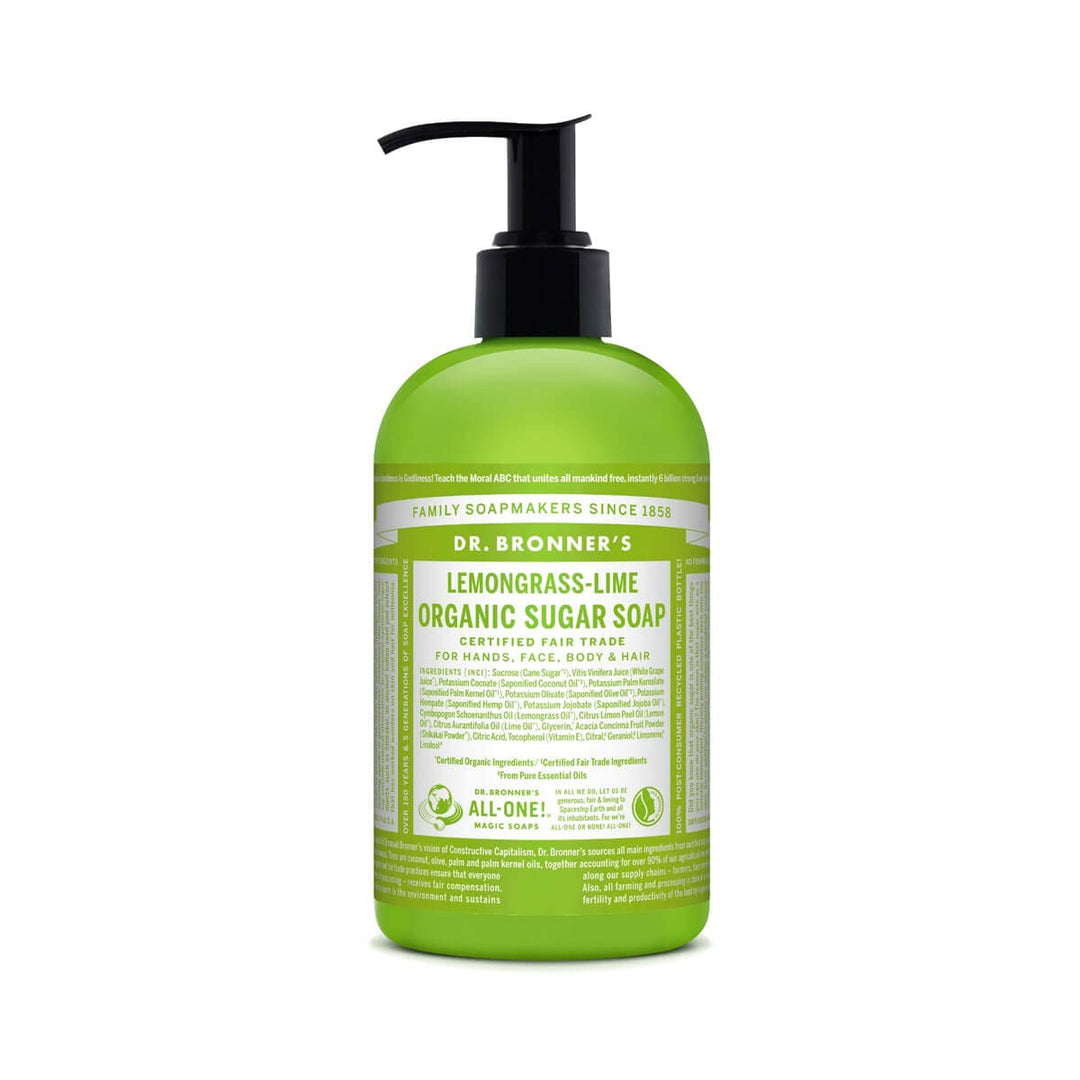 Dr. Bronner's Sugar Soap Lemongrass/Limette - 710 ml