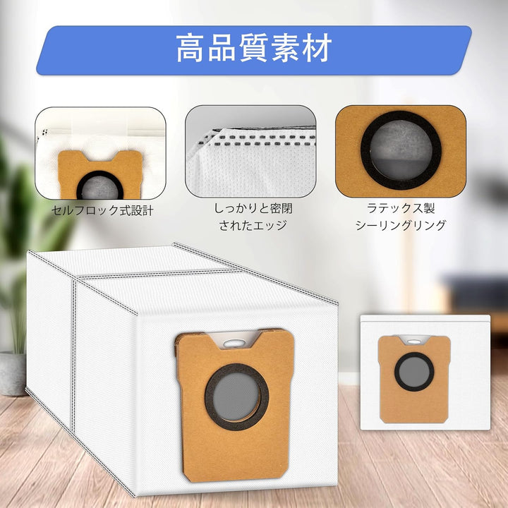 (15 Stück) Omni C20 C10 Ersatz-Staubbeutel Kompatibel mit Eufy Robot Vacuum Omni C20 C10 Selbstentle