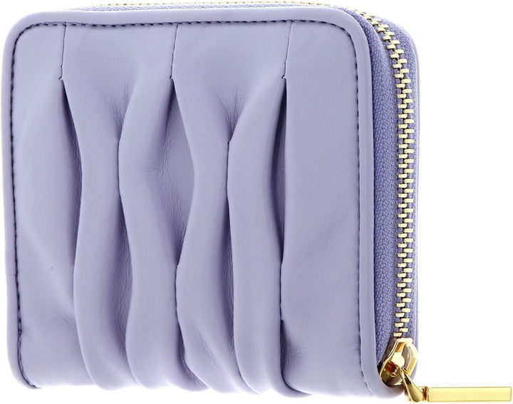 Coccinelle Metallic Goodie Wallet Smooth Calf Leather Soft Lavender