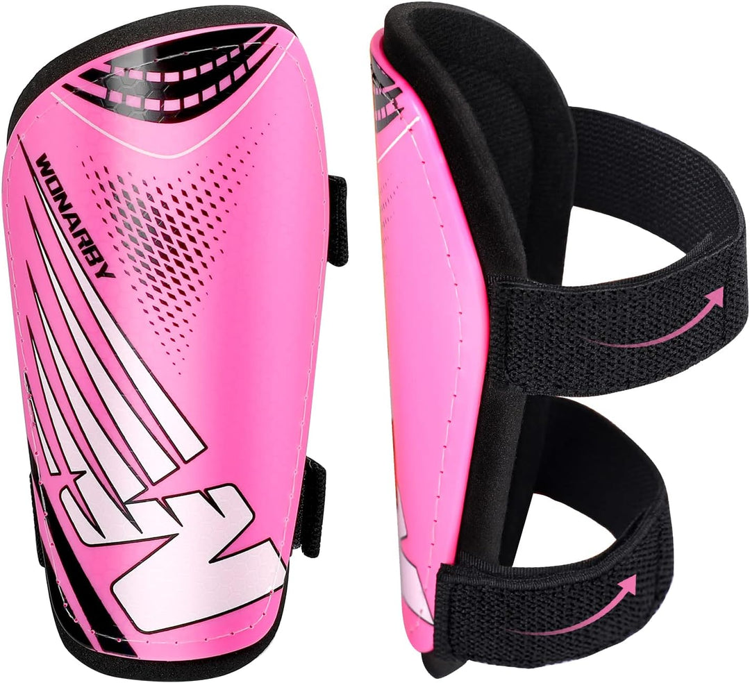 Schienbeinschoner Kinder Fussball Shin Pads - Fussball Ausstattung Mit Verstellbarem Klettverschluss