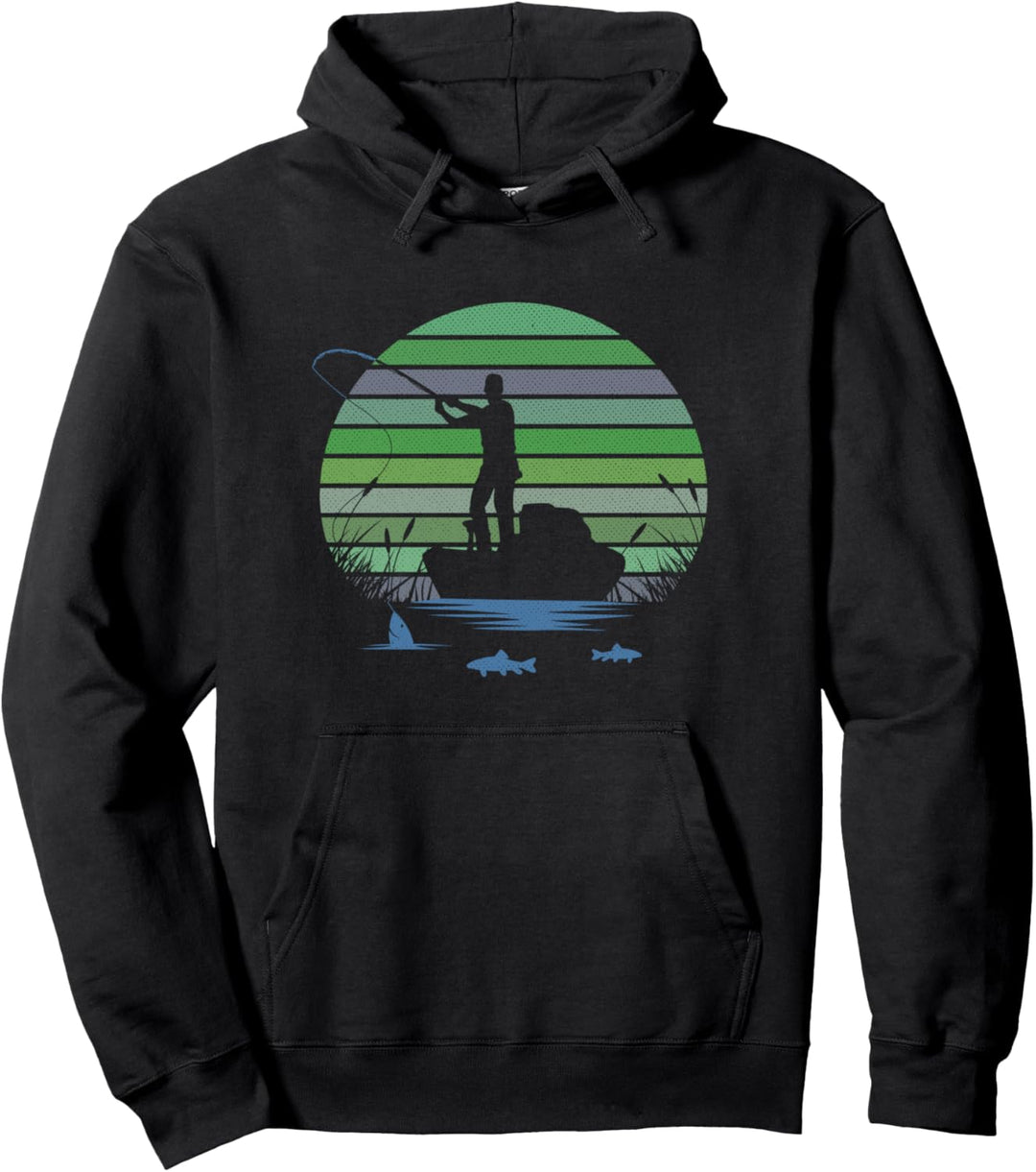 Angeln Geschenk für Ehemann Pullover Hoodie