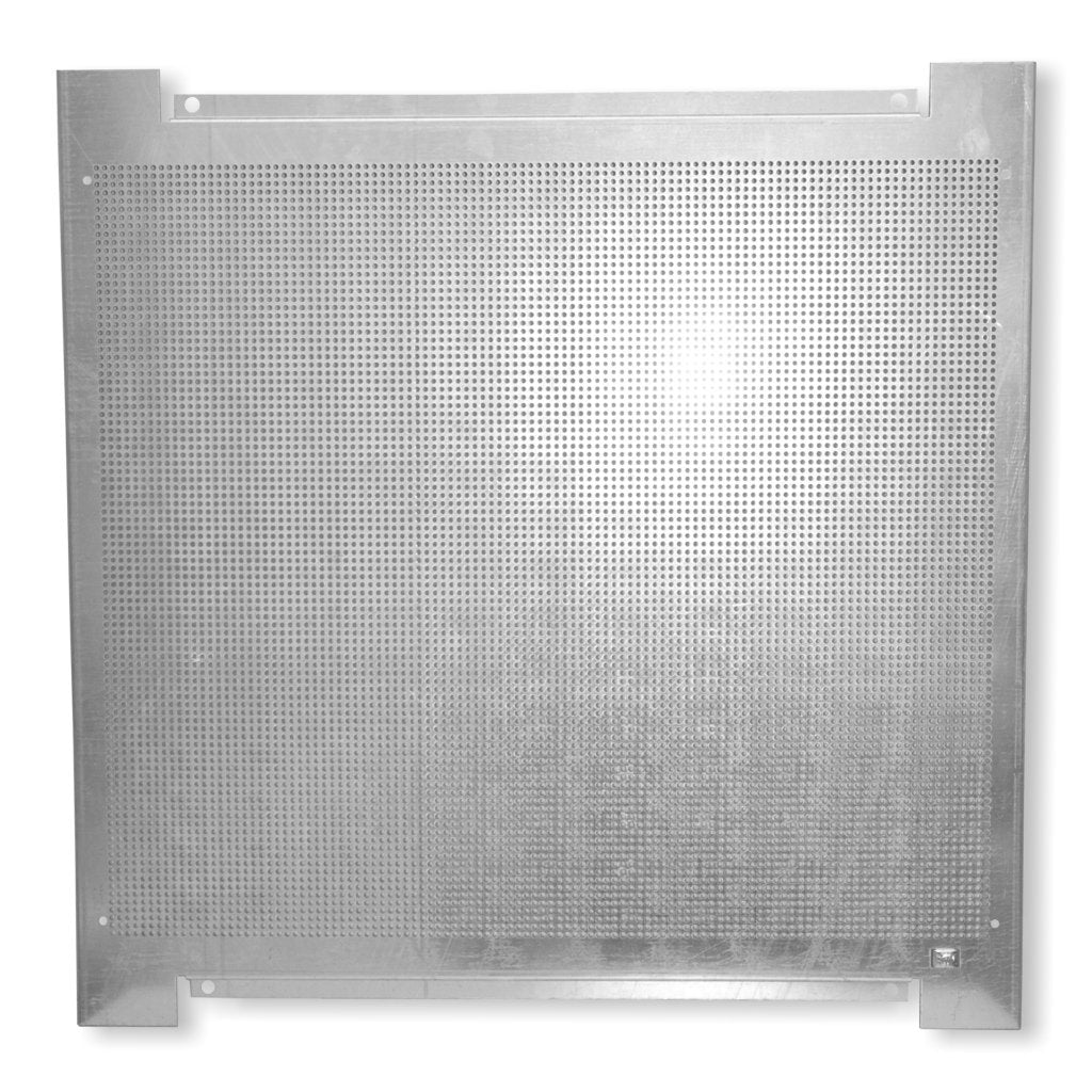 1, 5mm Lochblech-Montageplatte mit Erdungsanschluss 600x600x18mm