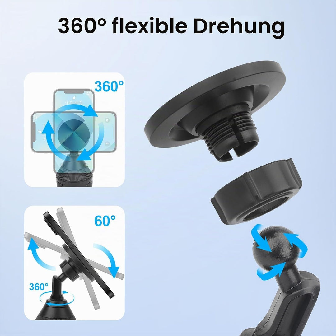 EEEKit Auto Getränkehalter Handyhalterung, Universal Magnetische Becherhalterung Kompatibel mit Mags