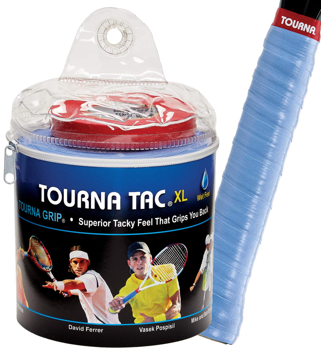 Unique Overgrip Tourna Tac Tour 30er STANDARD Blau, STANDARD Blau
