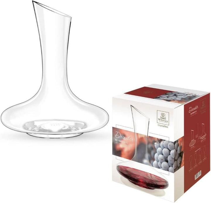 Wilmax Rotwein-Dekanter | 1500 ml | Wein-Karaffe aus Glas | Wein-dekantierer | Weinkaraffe | Dekanti