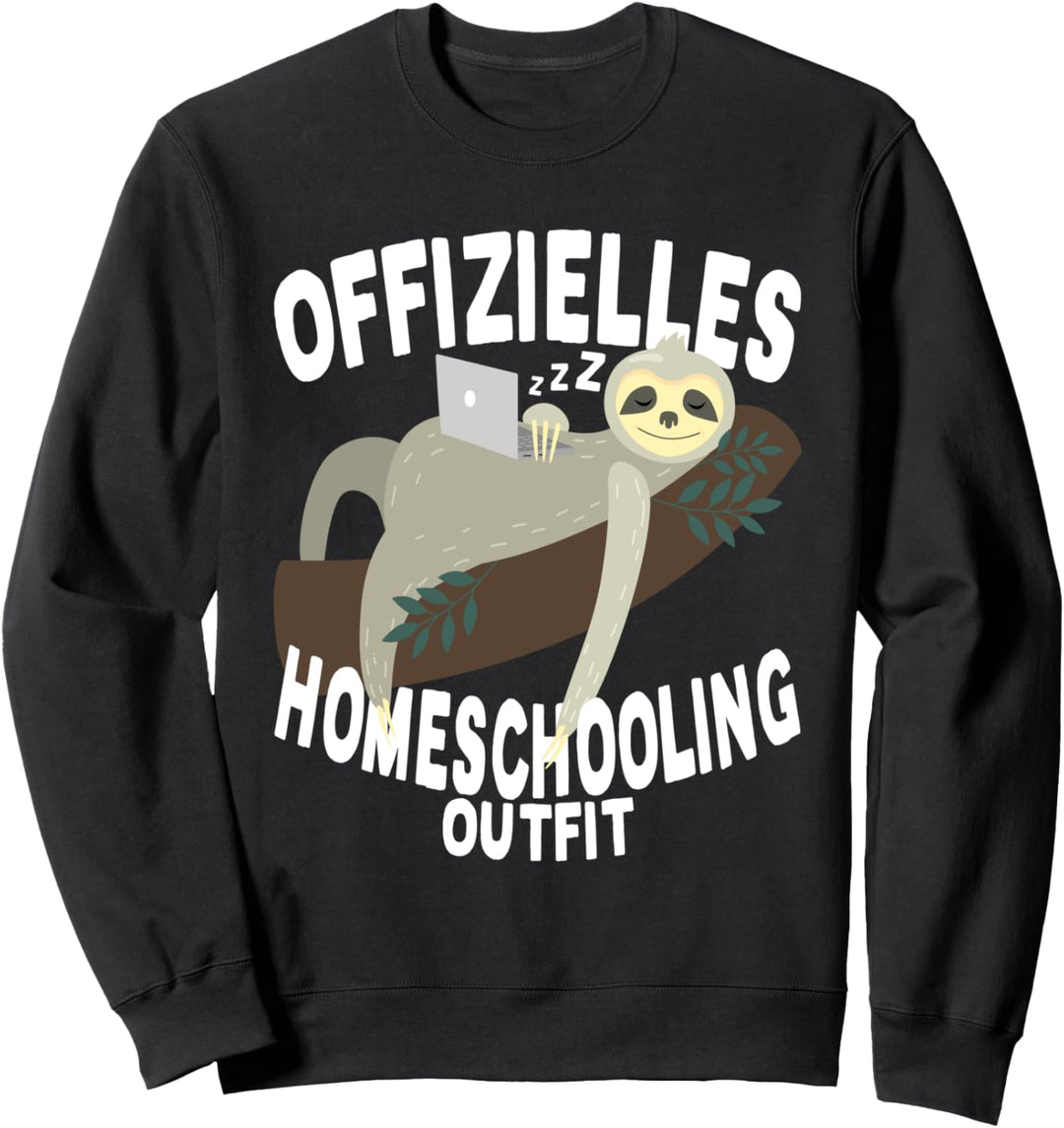Offizielles Homeschooling Outfit Hausunterricht Home School Sweatshirt