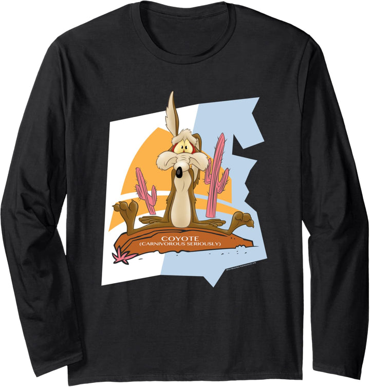 Looney Tunes Wile E. Coyote Langarmshirt