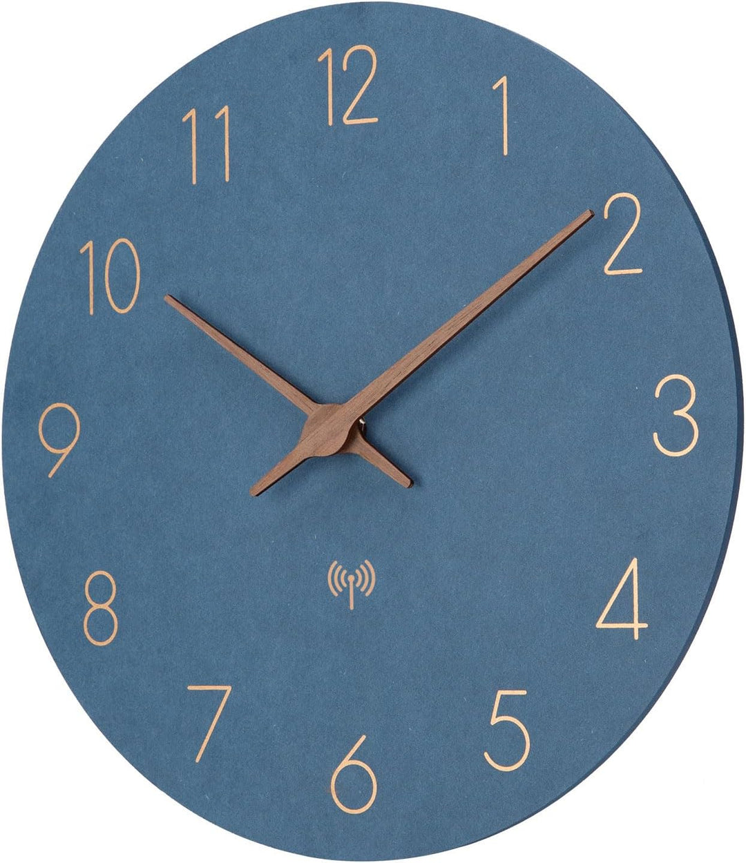 Funkuhr Wanduhr MDF Holz Wanduhr Ohne TickgeräUsche Lautlos 30cm Quarz Batterie Gross Einfach zu Les