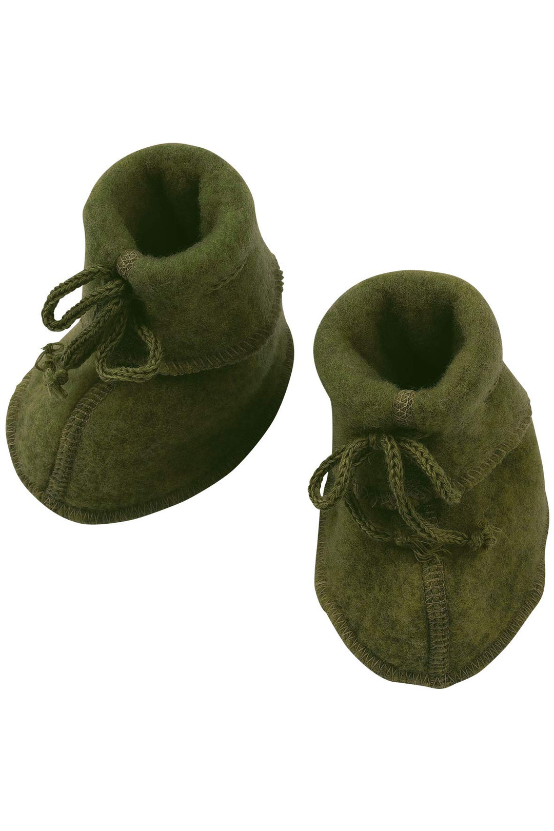 Engel Natur, Baby-Schühchen Fleece, 100% Wolle (kbT) (62-68, Schilf Melange) 62-68 Schilf Melange, 6