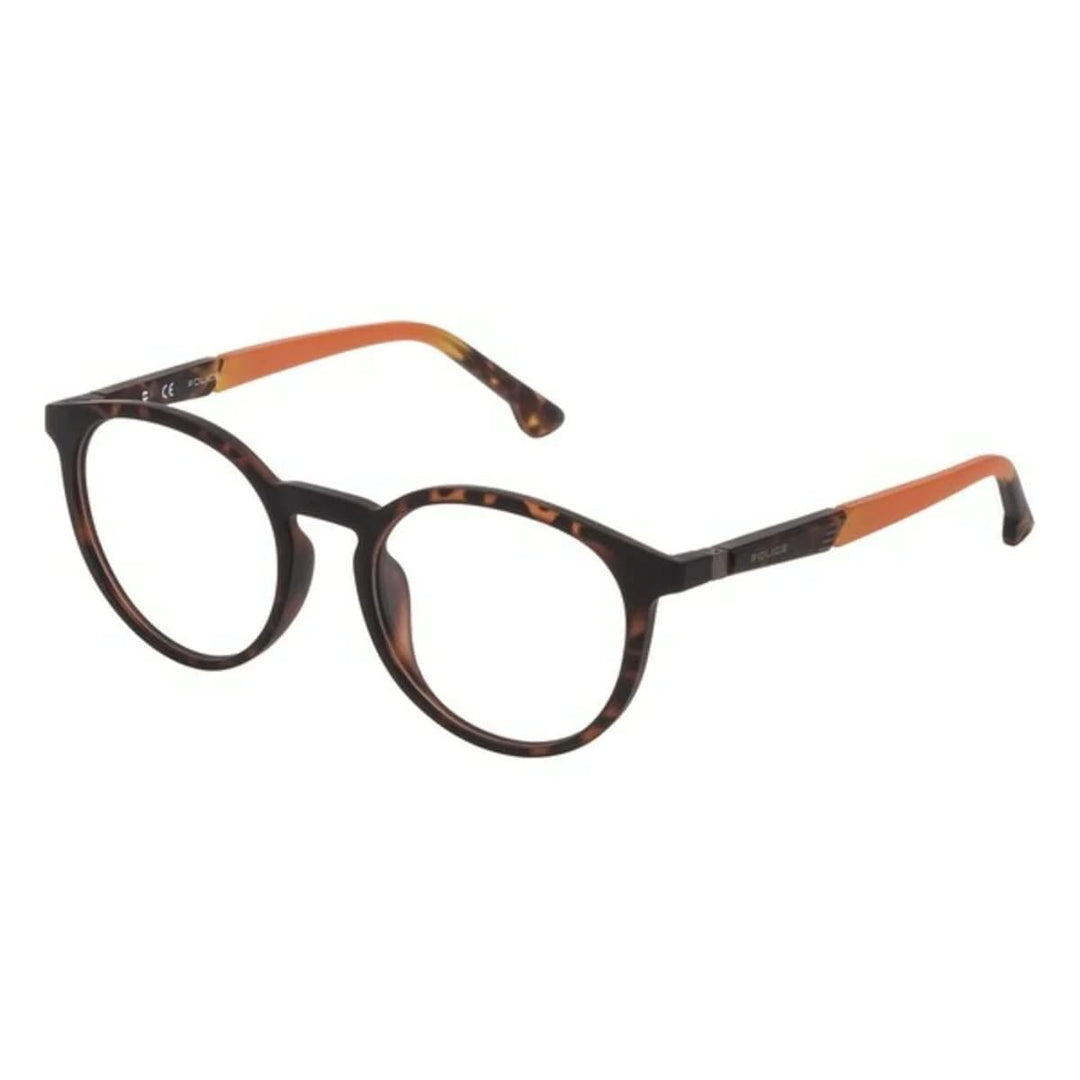 Police Herren VPL878520878 Sonnenbrille, Matt Dark Havana, 52/19/145
