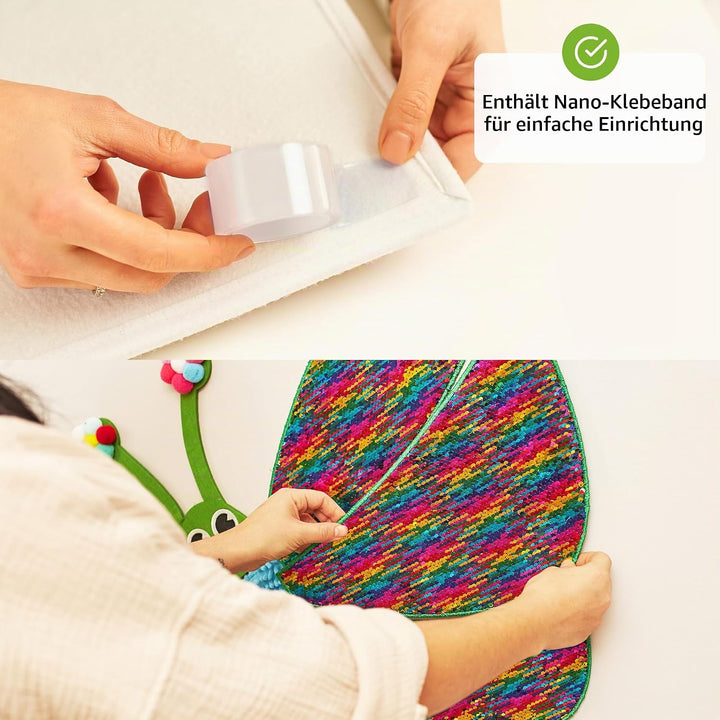 Sensorik-Wandpaneel für Kinder | Fühlen, Erleben &amp; Lernen | Schmetterlings-Sensorikspielzeug für Sen