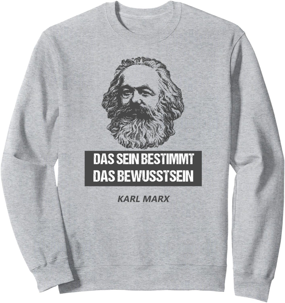 Karl Marx Kommunismus Kommunist Sozialismus Kapital Zitate Sweatshirt