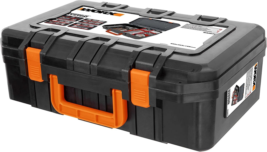 WORX WA0071 Werkzeugkoffer aus robustem Kunststoff - für Das sichere Verstauen aller Werkzeuge und Z