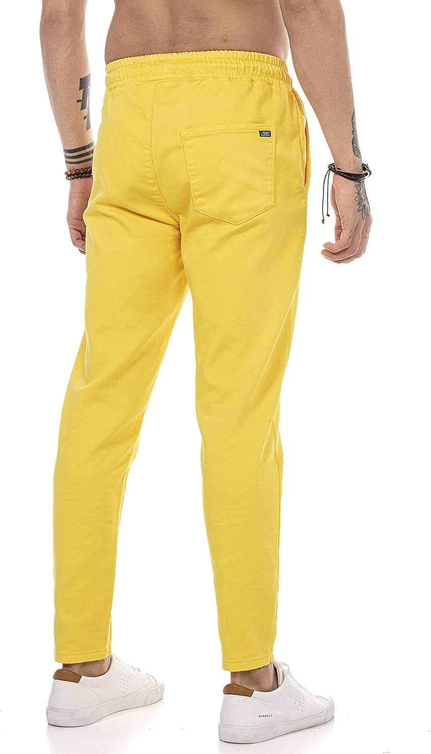 Redbridge Hose für Herren Freizeit-Hose Jogger Pants Chino S Gelb, S Gelb