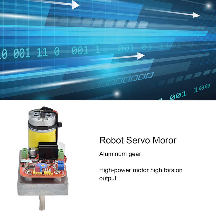 Servomotor, Aluminiumlegierung Roboter-Servomotor Hohes Drehmoment 380kg 24V, Kompatibel mit Remote-