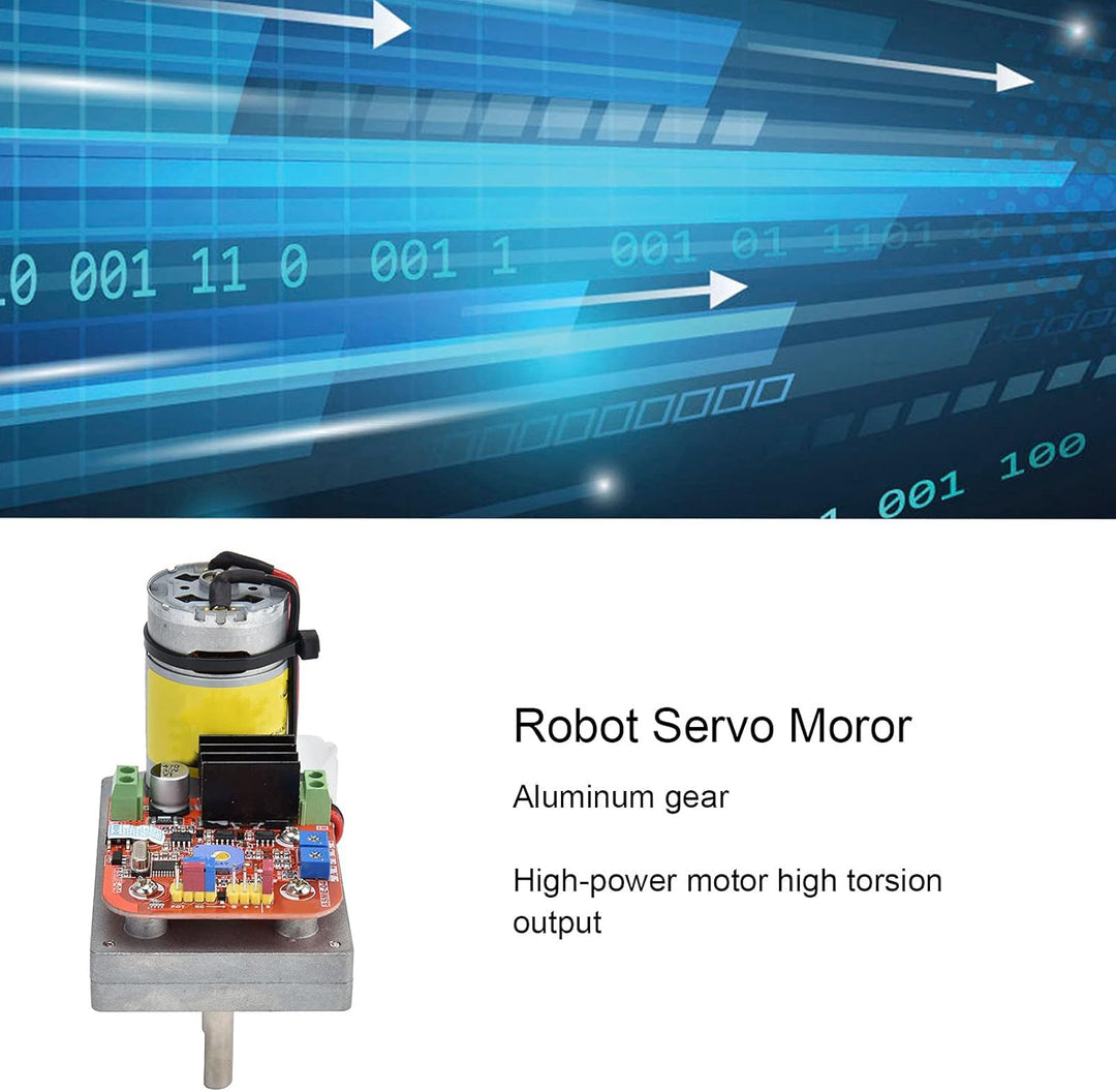 Servomotor, Aluminiumlegierung Roboter-Servomotor Hohes Drehmoment 380kg 24V, Kompatibel mit Remote-