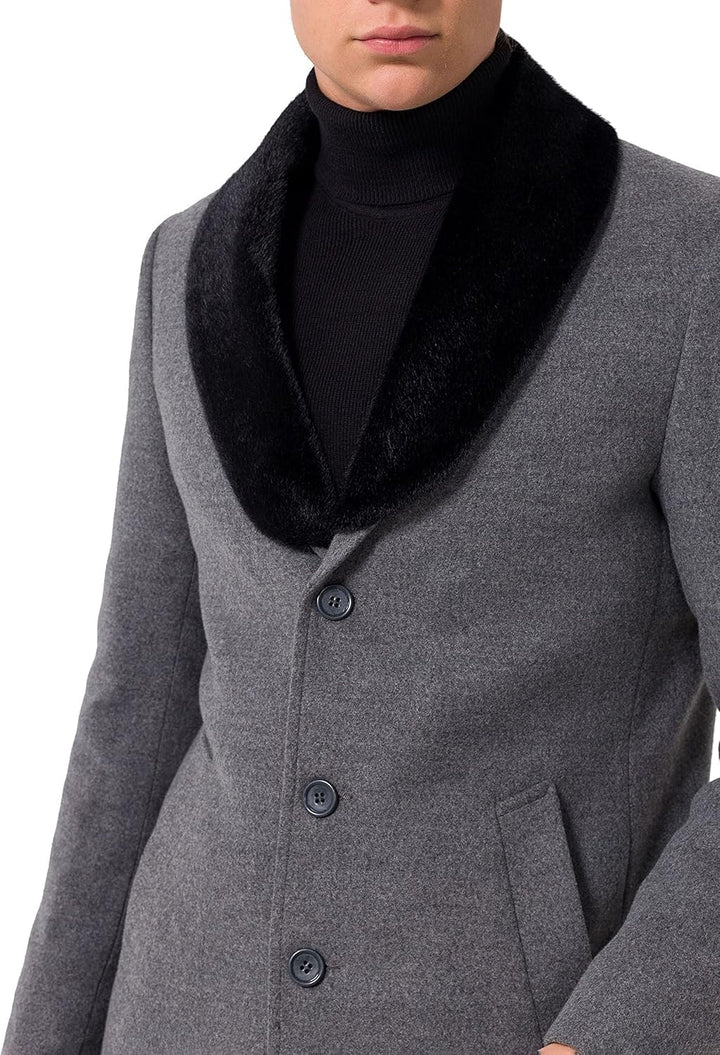 Red Bridge Herren Jacke Trenchcoat Mantel L Grau, L Grau